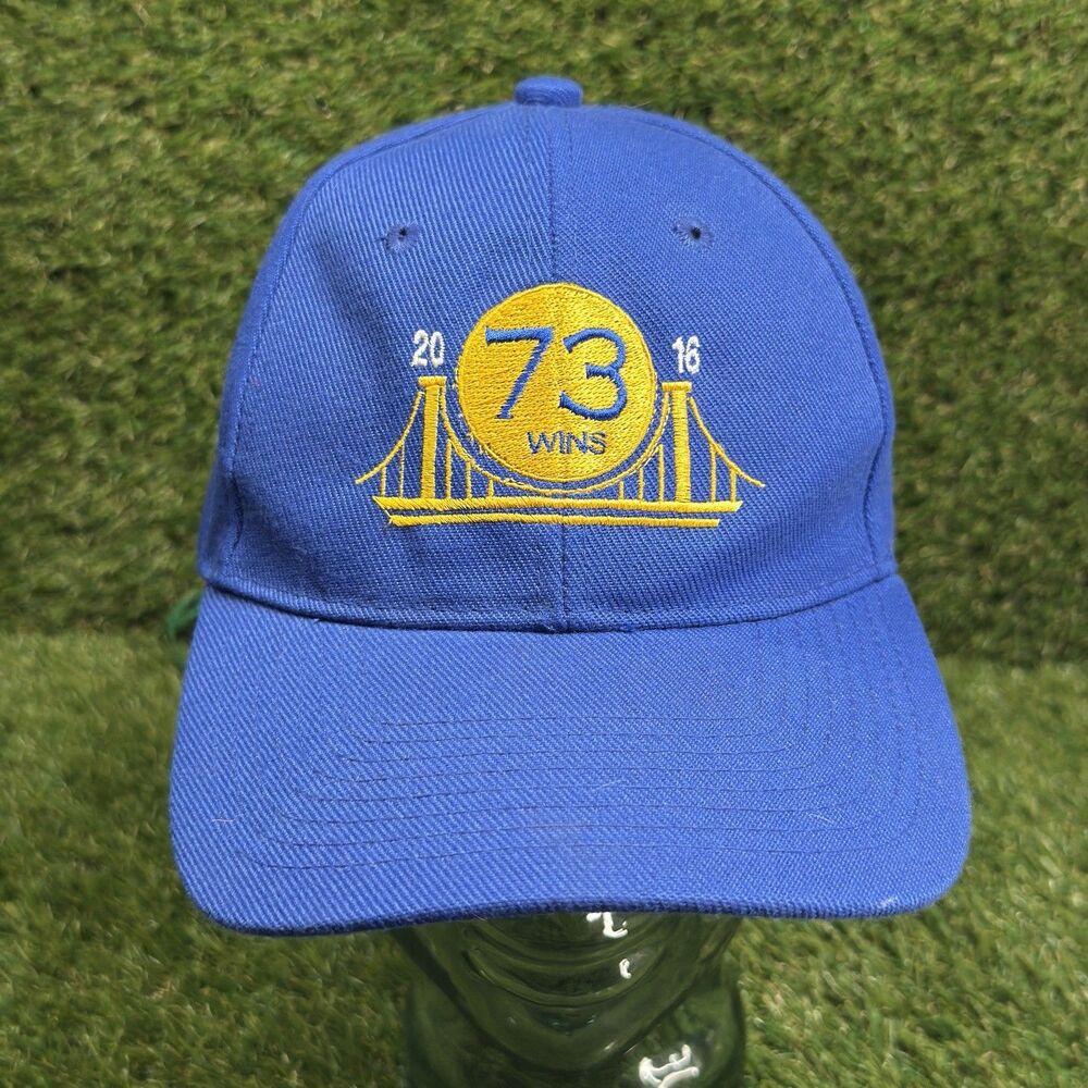 Golden State Warriors 73 Wins NBA Basketball Mens Baseball Cap Adjustable OSFM